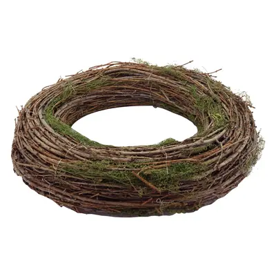 Deko Rebenkranz mit Artemisia 48 cm Moos Kranz Rebenschnitt Holz