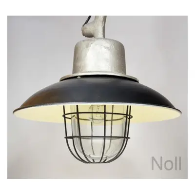 Deckenlampe Industrial Colmore Schwarz Gitter