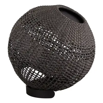 Cane-line, Illusion lampe rund Graphit, Soft Rope