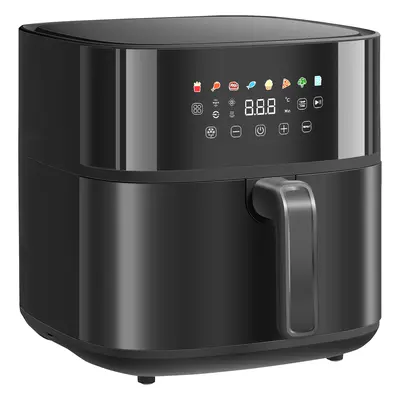HOMCOM Heißluftfritteuse 8L Airfryer mit 8 Voreinstellungen, 60 Min Timer, 360° Heißluftzirkulat
